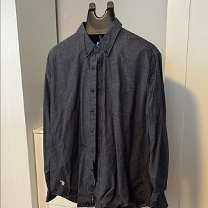 U.S. Polo Assn. Dark Blue Checkered Button-Down Shirt